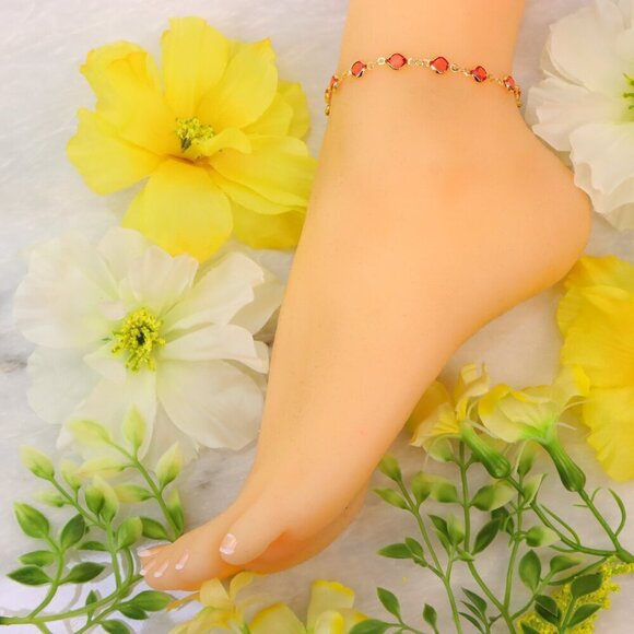 Minimalist Anklet, Sleek & Modern Design, Women’s Fashion, YC110444-A - Picture 10 of 10
